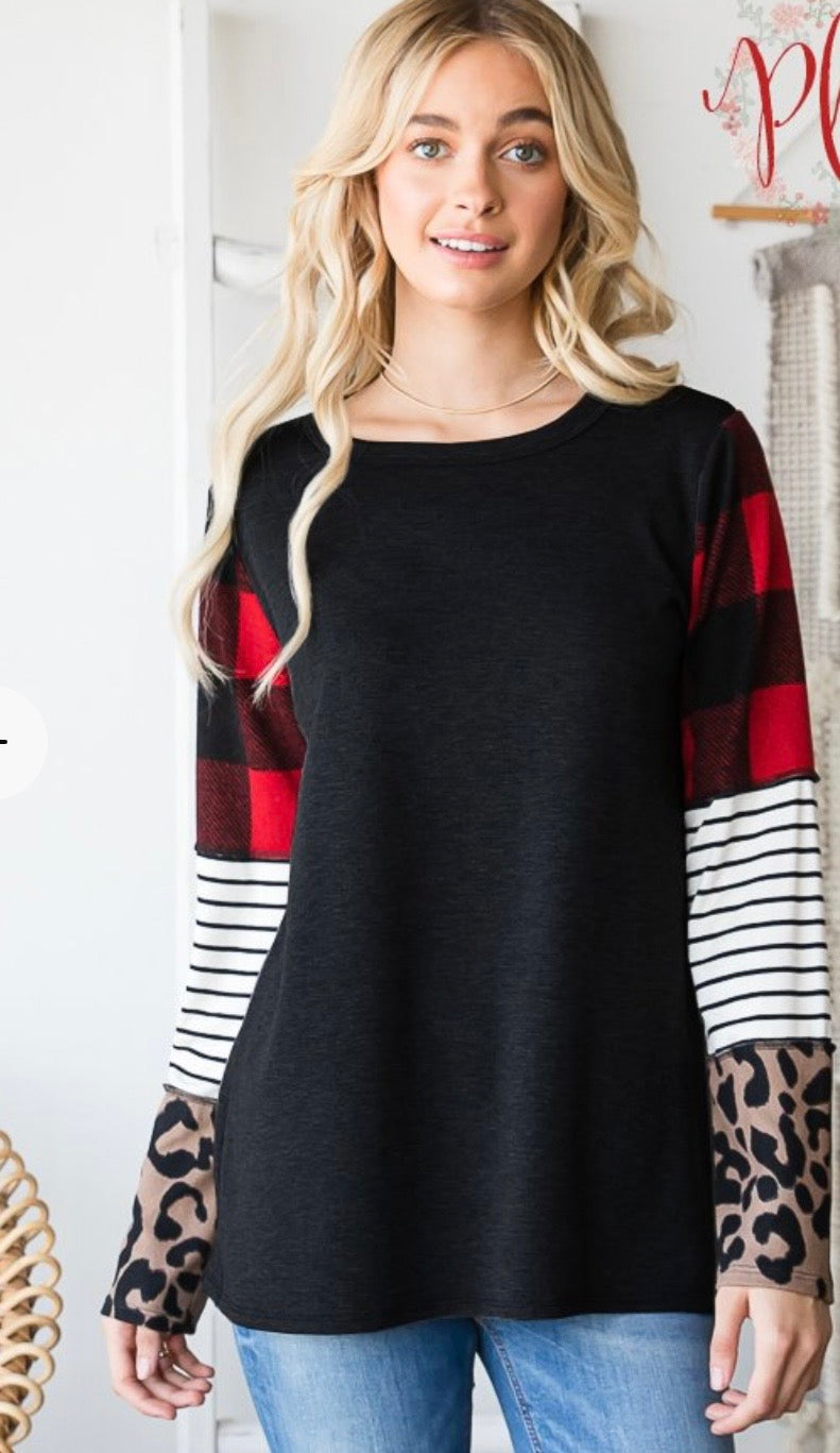 Trio Sleeve Top
