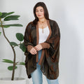  Statement Sleeve Shrug Kimono with Vintage Patches