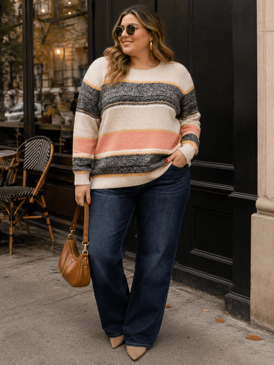 Falling for Stripes (oatmeal)