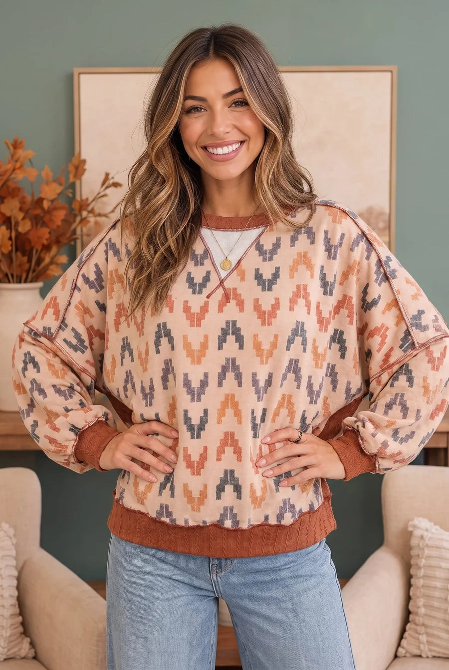 Western Boho Crew