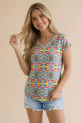 Waffle kaleidoscope top