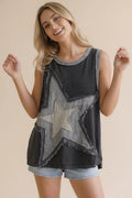 Boho Patchwork Star Tank