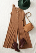Ribbed Sleeveless Romper